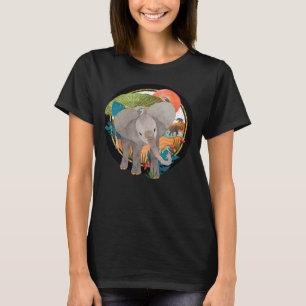 TWINKLE-TOES SAFARI-Elefanten-DARK-Shirts T-Shirt