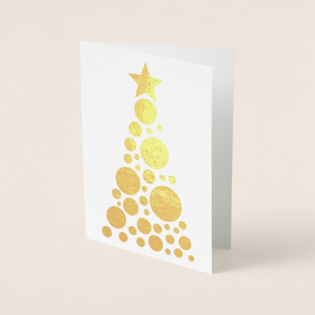 Twinkle Tree - Foil Greeting Card Folienkarte (Vorderseite)