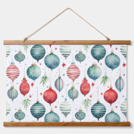 Twinkle Treetop Schätze Weihnachten Wandteppich Mit Holzrahmen