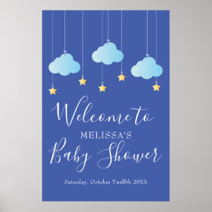Twinkle Twinkle Baby Shower / Sprinkle Willkommen Poster