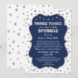 Twinkle Twinkle Drop-in Baby Sprinkle Einladung