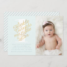 TWINKLE TWINKLE GEBURTSTAGSPARTEEINLADUNG