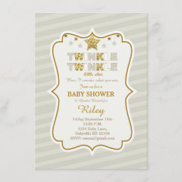 Twinkle Twinkle Kinderdusche Einladung