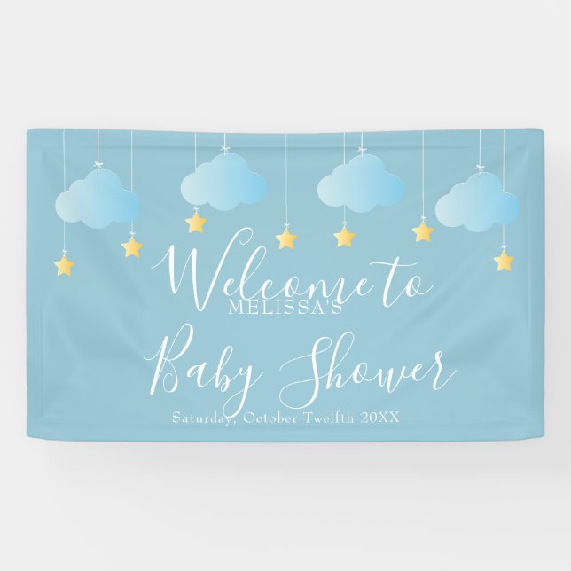 Twinkle Twinkle Kinderdusche / Sprinkle Empfang Banner (Horizontal)