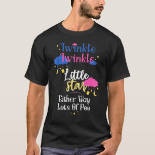 Twinkle Twinkle Kleine Stars in beiden Richtungen T-Shirt