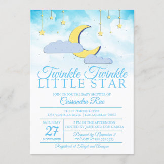 TWINKLE TWINKLE KLEINER STAR - BABY SHOWER EINLADUNG