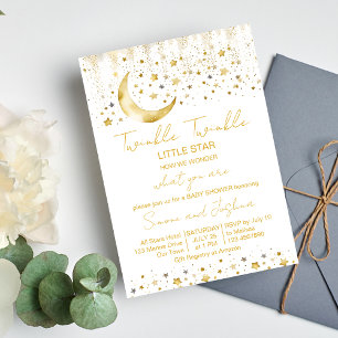 Twinkle twinkle kleiner Stern Baby Shower Einladung