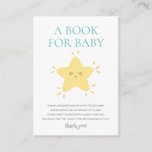 Twinkle Twinkle Little Star A Book for Baby Show Begleitkarte