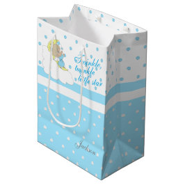 Twinkle, Twinkle Little Star - Baby Blue Mittlere Geschenktüte