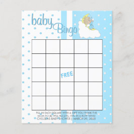 Twinkle, Twinkle Little Star - Baby Boy - Bingo Flyer