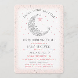 Twinkle Twinkle Little Star Baby Dusche Einladung