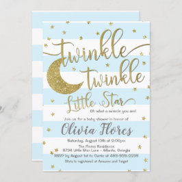 Twinkle Twinkle Little Star Baby Dusche Einladung