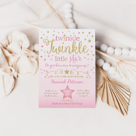 Twinkle Twinkle Little Star Baby Dusche Einladung