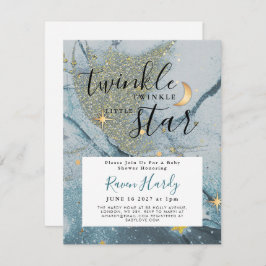 Twinkle Twinkle Little Star Baby Dusche Einladung