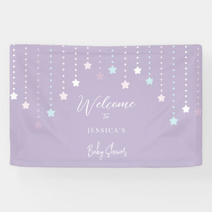 Twinkle Twinkle Little Star Baby Dusche Empfang Banner