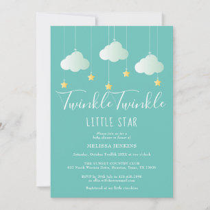 Twinkle Twinkle Little Star Baby Dusche / Sprinkle Einladung
