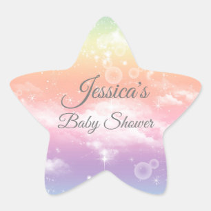 Twinkle Twinkle Little Star Baby Dusche Stern-Aufkleber