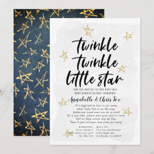 Twinkle Twinkle Little Star Baby Dusche von Mail Einladung