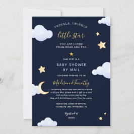 Twinkle Twinkle Little Star Baby Dusche von Mail Einladung