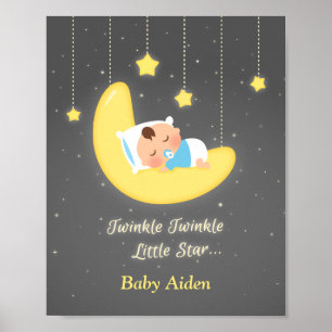 Twinkle Twinkle Little Star Baby Kinderzimmer Deko