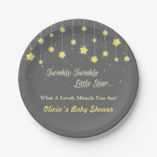 Twinkle Twinkle Little Star Baby Shower Dekoration Pappteller