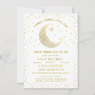 Twinkle Twinkle Little Star Baby Shower Einladung