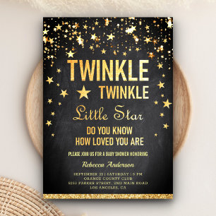 Twinkle Twinkle Little Star Baby Shower Einladung