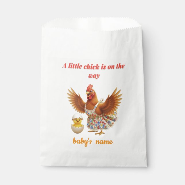 Twinkle Twinkle Little Star Baby shower Geschenktütchen (Vorderseite)