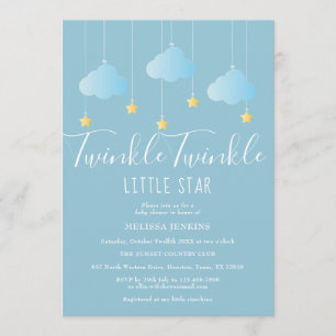 Twinkle Twinkle Little Star Baby Shower / Sprinkle Einladung