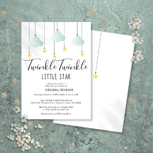 Twinkle Twinkle Little Star Baby Shower Sprinkle Einladung