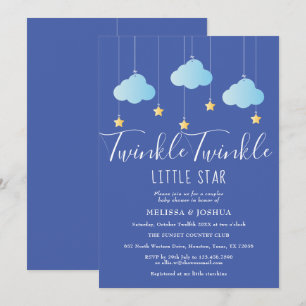 Twinkle Twinkle Little Star Baby Shower / Sprinkle Einladung