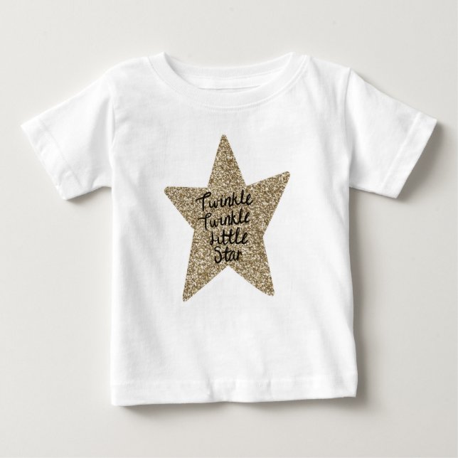 Twinkle Twinkle Little Star Baby T - Shirt (Vorderseite)