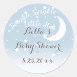 Twinkle Twinkle Little Star Blue Stickers
