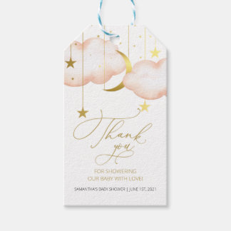 Twinkle Twinkle Little Star , Blush Moon und Stars Geschenkanhänger