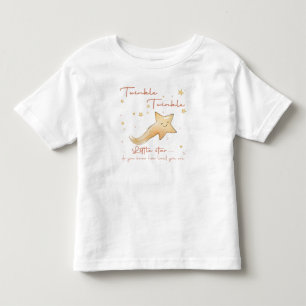 Twinkle Twinkle Little Star Boho Herbst Personalis Kleinkind T-shirt