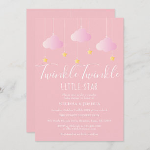 Twinkle Twinkle Little Star Couples Baby Dusche Einladung