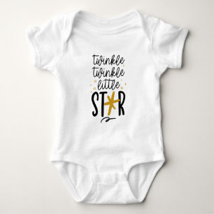 Twinkle Twinkle Little Star Doodle Baby Strampler