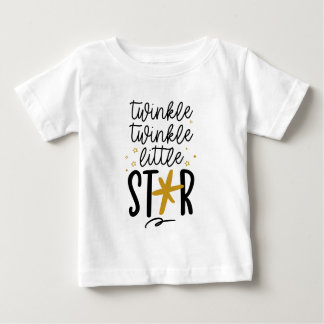 Twinkle Twinkle Little Star Doodle Baby T-shirt