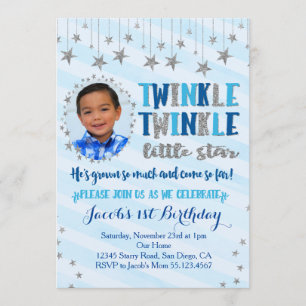Twinkle Twinkle Little Star Einladung