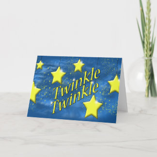 Twinkle, Twinkle Little Star Feiertagskarte