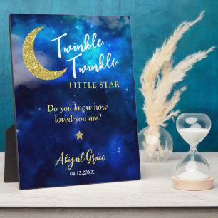 Twinkle Twinkle Little Star Fotoplatte