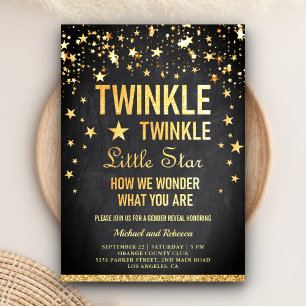 Twinkle Twinkle Little Star Geschlechtsenthüllungs Einladung