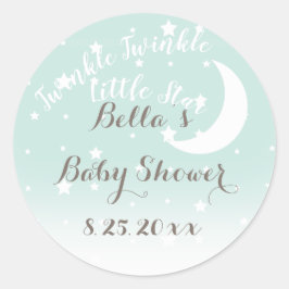 Twinkle Twinkle Little Star Mint Stickers