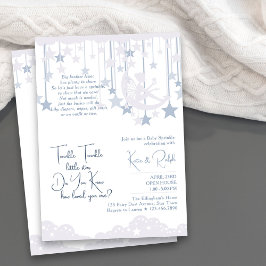 Twinkle Twinkle Little Star Moon Baby Sprinkle Einladung