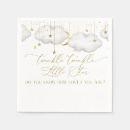 Twinkle Twinkle Little Star Napkins, Moon und Star Serviette