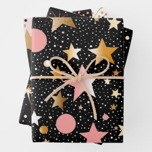 Twinkle Twinkle Little Star Pattern Geschenkpapier Set
