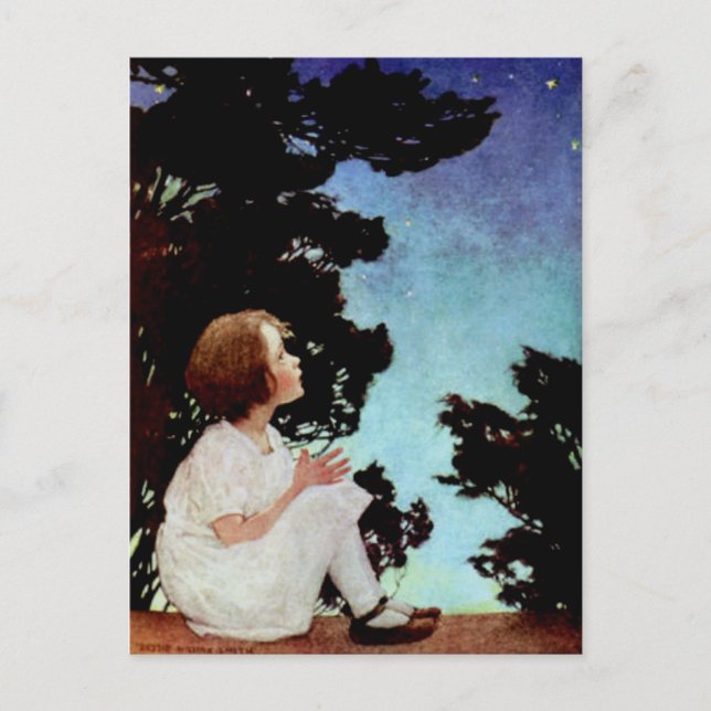 "Twinkle, Twinkle Little Star" Postkarte (Vorderseite)