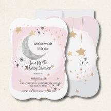 Twinkle Twinkle Little Star Rosa Wasserfarbe