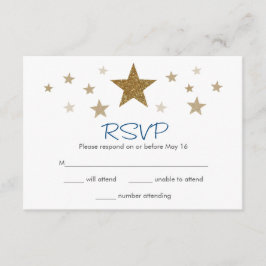 Twinkle Twinkle Little Star RSVP Card Karte