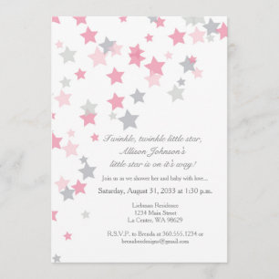 Twinkle Twinkle Little Star Silver Einladung